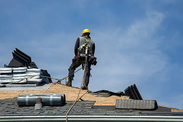 Professional Roofing technician working in Glenwood, IA